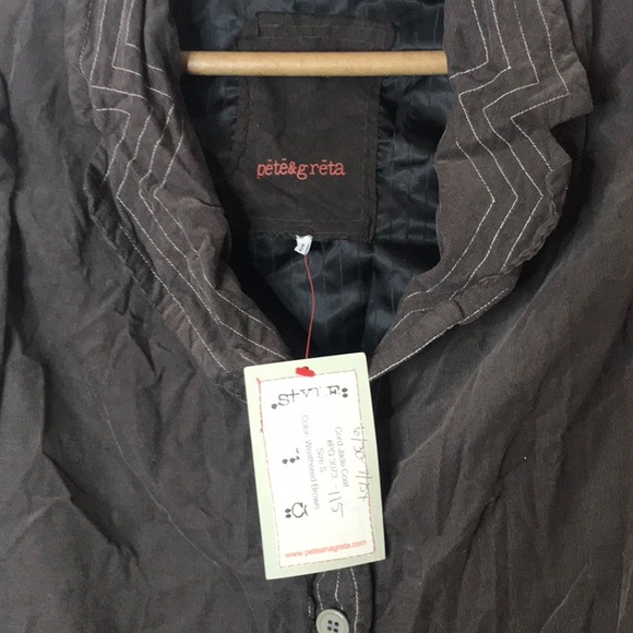 NWT Pete & Greta for Johnny Was Baby Corduroy Long Blazer Style Jacket - Picture 2 of 7